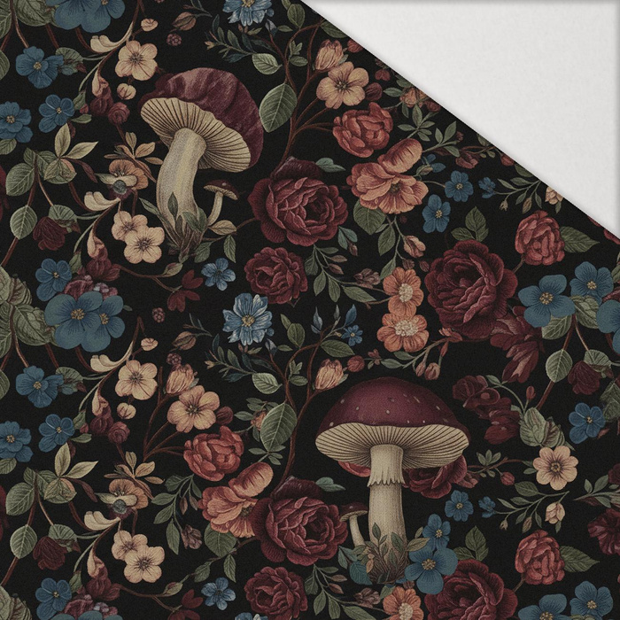 FLOWERS wz.60 - brushed knitwear with elastane ITY