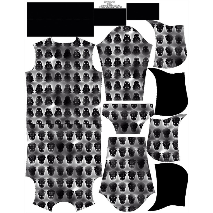 HERREN HOODIE (COLORADO) - VADER - Nähset L