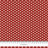 HERZCHEN / rot (VALENTINES HERZEN) - Baumwoll Webware