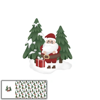 THE LAST PRESENT (IN THE SANTA CLAUS FOREST) - PANORAMIC PANEL 60 cm