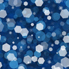 WINTER HEXAGON (WINTER IS COMING) - Cotton woven fabric