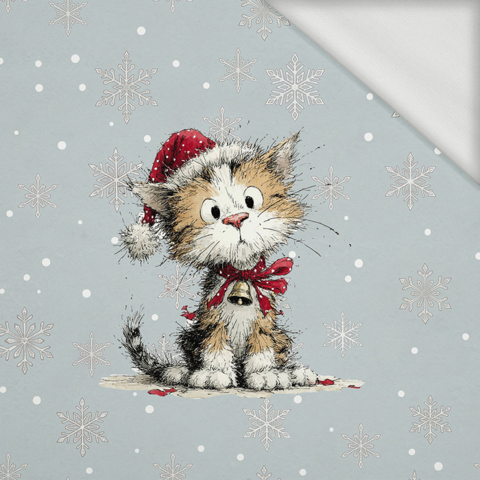 CHRISTMAS PETS WZ. 3 - panel (60cm x 50cm) dzianina pętelkowa