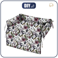 ANIMAL BED - PARADISE FLOWERS - sewing set - M