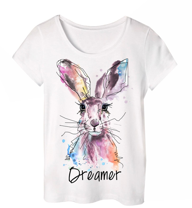 PYJAMAS-T-SHIRT - HASE / DREAMER - XL