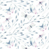 SCHMETTERLINGE MIX M. 3 (AQUARELL-SCHMETTERLINGE) - Baumwoll Webware