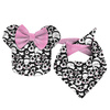 KID'S CAP AND SCARF (MOUSE) - PANDAS / pink 44-47