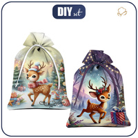 Geschenkbeutel - CHRISTMAS REINDEER - Nähset