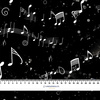 MUSIC NOTES M. 3 - schnelltrocknende Webware