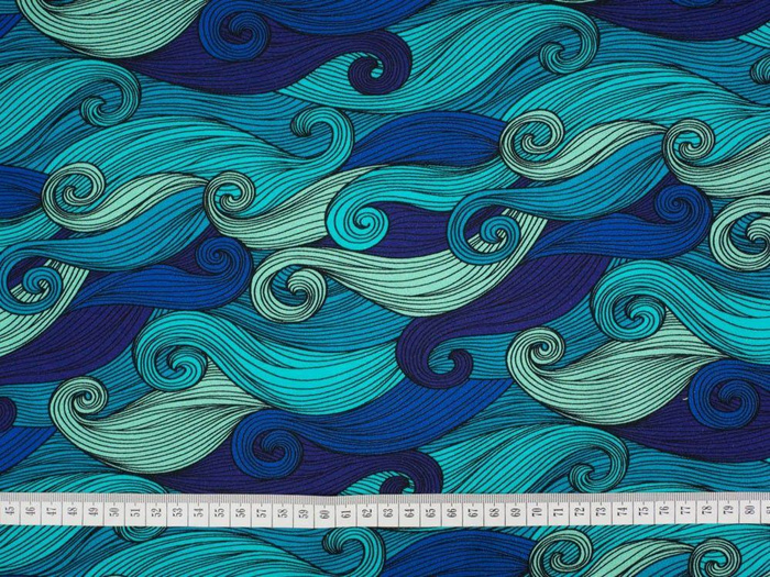 WAVES - Viscose jersey WE210