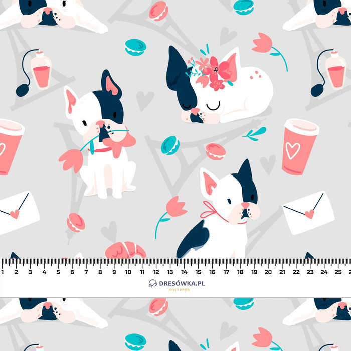 J ADORE PARIS / brzoskwiniowy- Potahový velur 