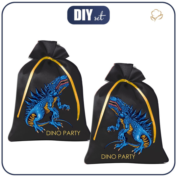 Geschenkbeutel - DINO PARTY - groß