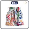 SZORTY PAPERBAG - FOLK - zestaw do uszycia M