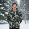 WINTER FOREST WZ. 2- Welur tapicerski