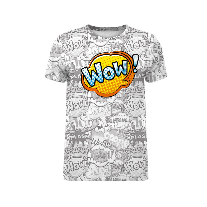 PÁNSKÉ TRIČKO - KOMIKS / wow - single jersey XL