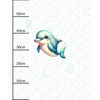 DOLPHIN (SEA ANIMALS PAT. 2) - panel (60cm x 50cm) looped knit