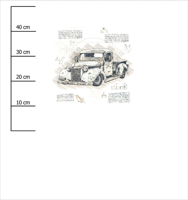 RETRO AUTO VZ. 2 - panel (75cm x 80cm)