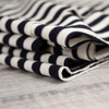 Viscose jersey - STRIPES DARK BLUE / WHITE 0,5cm x 0,5cm