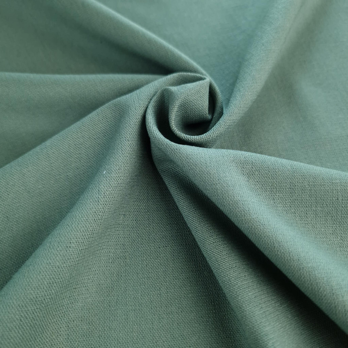 Linen fabric with spandex - SAGE