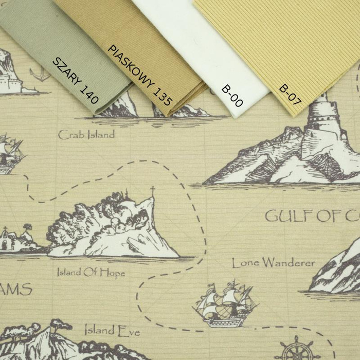 MAP / sand - single jersey TE210