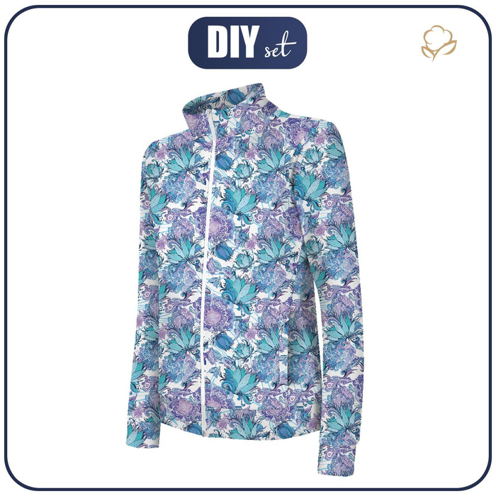"MAX" CHILDREN'S TRAINING JACKET - FROZEN GARDEN - Functional fabric (122/128)