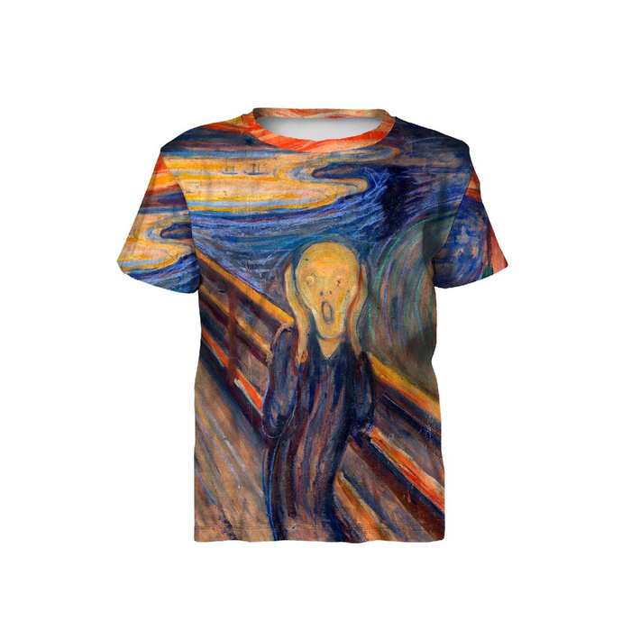 KID’S T-SHIRT - THE SCREAM (Edvard Munch) - Single Jersey (140/146)