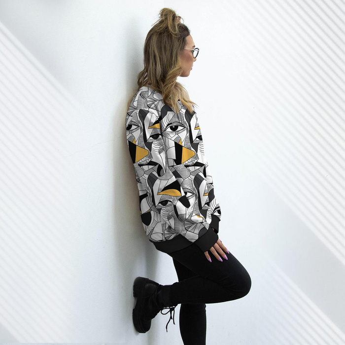 EYES WZ.3 - looped knit fabric
