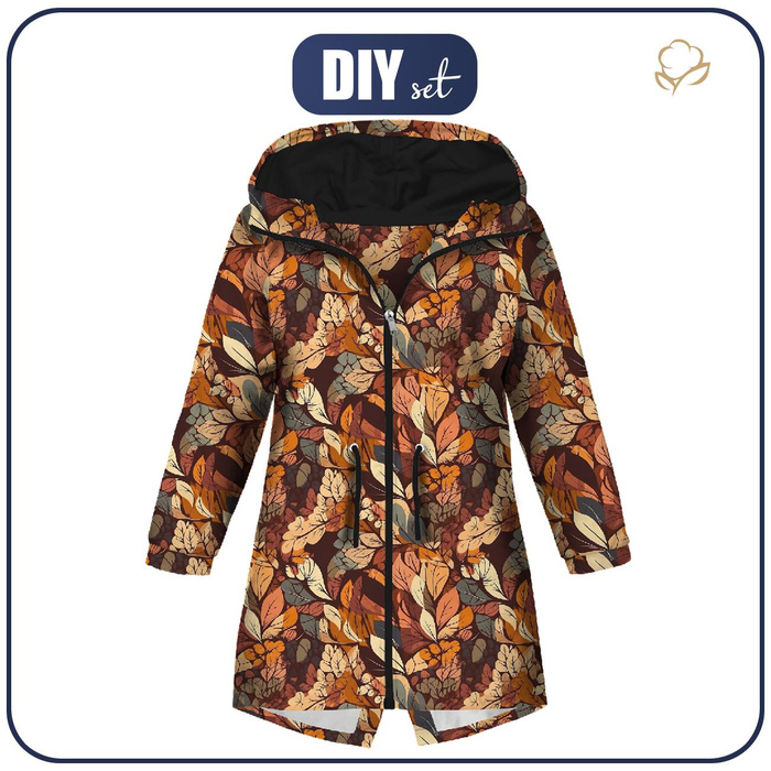 KIDS PARKA (ARIEL) - AUTUMN TIME PAT. 4 - sewing set (122/128)