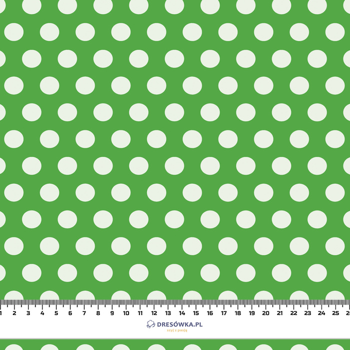 WHITE DOTS / green