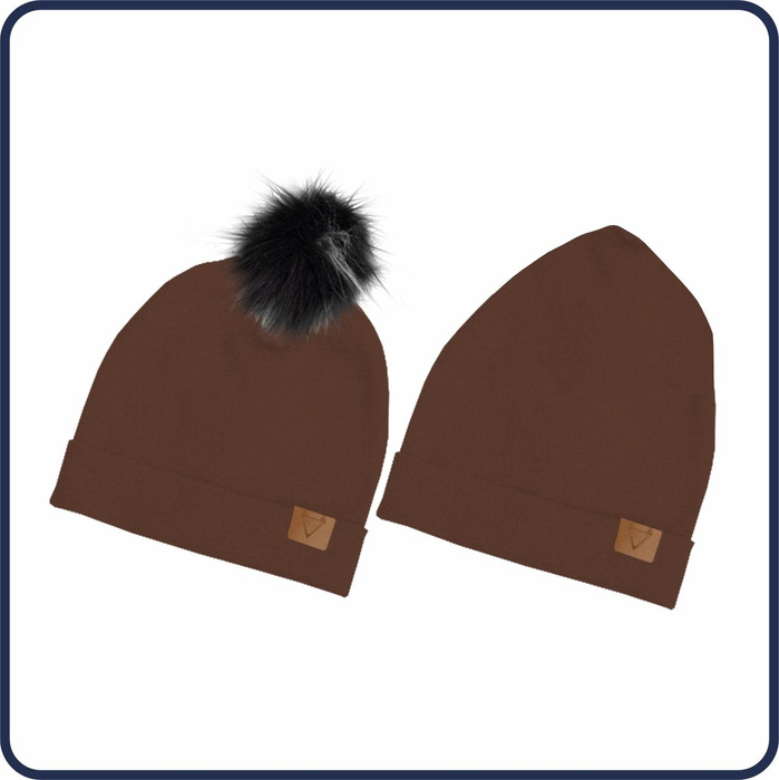 CHOCOLATE - Cap and loop creative sewing set