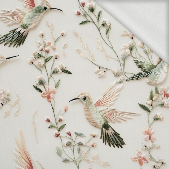 PASTEL BIRDS VZ. 6 (Kolibříci) - teplakovina