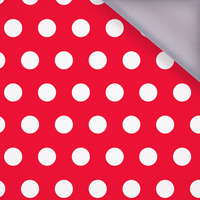 RED POLKA DOTS - softshell