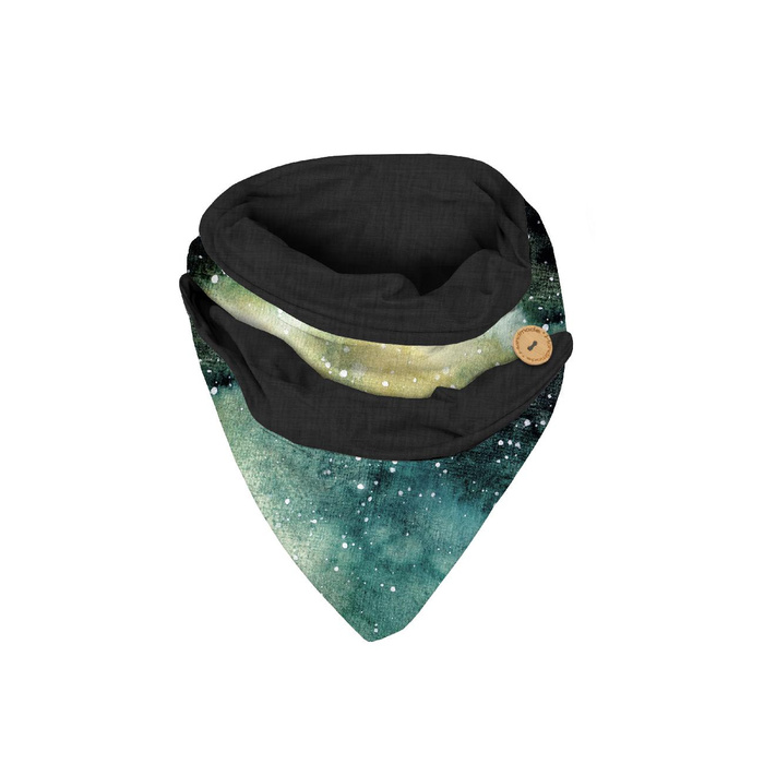 BUTTON SCARF - GALACTIC JOURNEY - sewing set