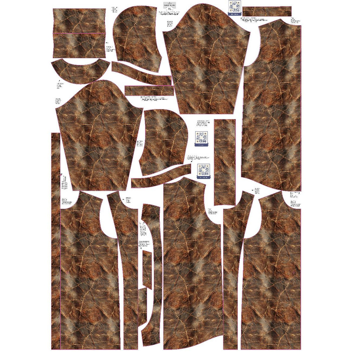 PARKA DAMSKA (ANNA) -  LEATHER PATTERN WZ.6 - softshell S