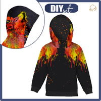 KID'S HOODIE (ALEX) - WOLF PAT. 2 - sewing set (98/104)