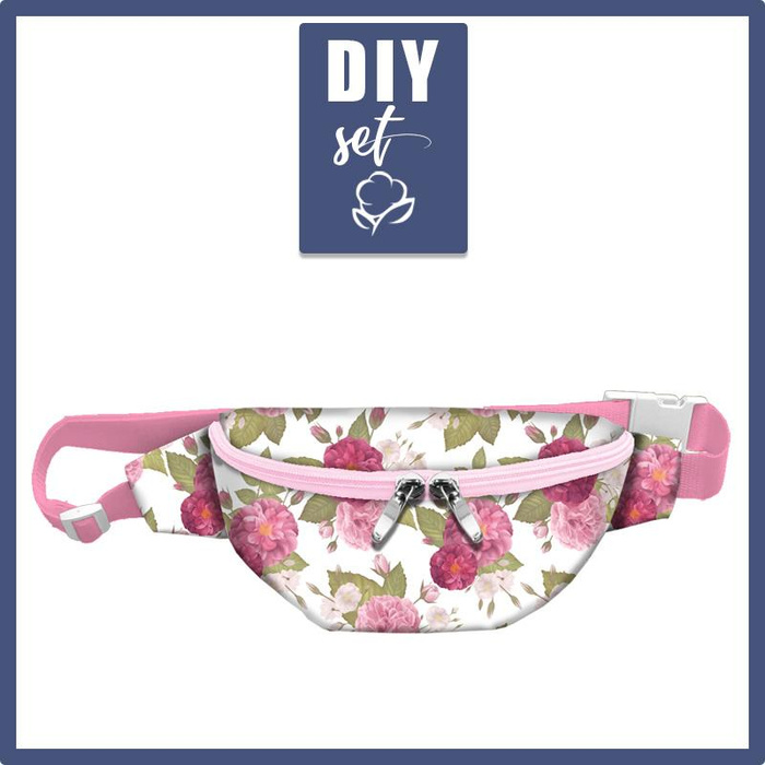 HIP BAG - ROSE GARDEN / white - big