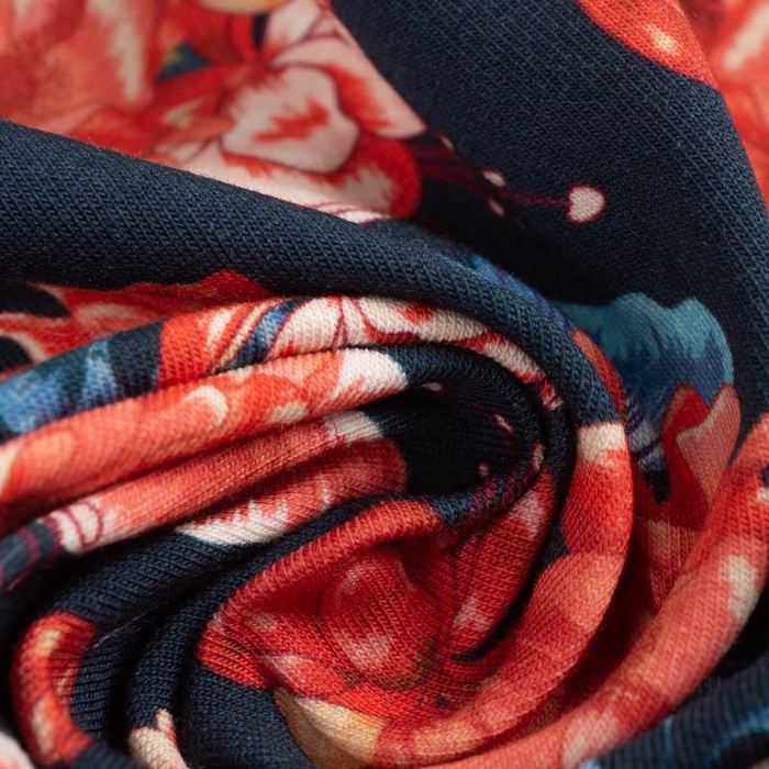 RED PEONIES (RED GARDEN) - Waterproof woven fabric