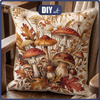 KISSEN 45x45 - FOREST MUSHROOMS - Vorderseite + Rückseite