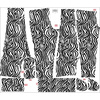 WOMEN'S JOGGERS (NOEMI) - ZEBRA / black-white - sewing set