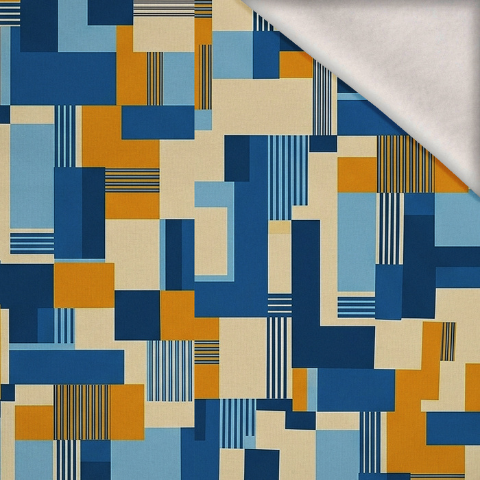 RETRO GEOMETRIC WZ. 3 - Wintersweat angeraut mit Elastan ITY