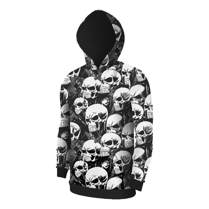MĘSKA BLUZA Z KAPTUREM (COLORADO) - BAD SKULLS - zestaw do uszycia XS