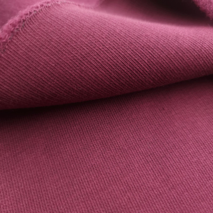 Thick brushed sweatshirt D300 - AUBERGINE (D-215) 