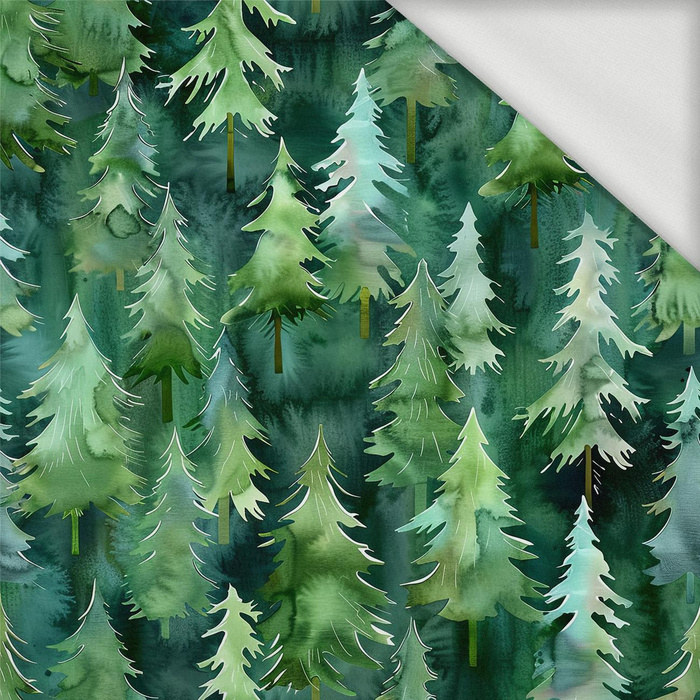 FOREST WZ.7 - Woven Fabric for tablecloths