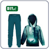 Children's tracksuit (OSLO) - MISTY WOLF - sewing set (110/116)