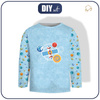 Longsleeve - SATELLITE (SPACE EXPEDITION) / ACID WASH LIGHT BLUE - single jersey (110/116)