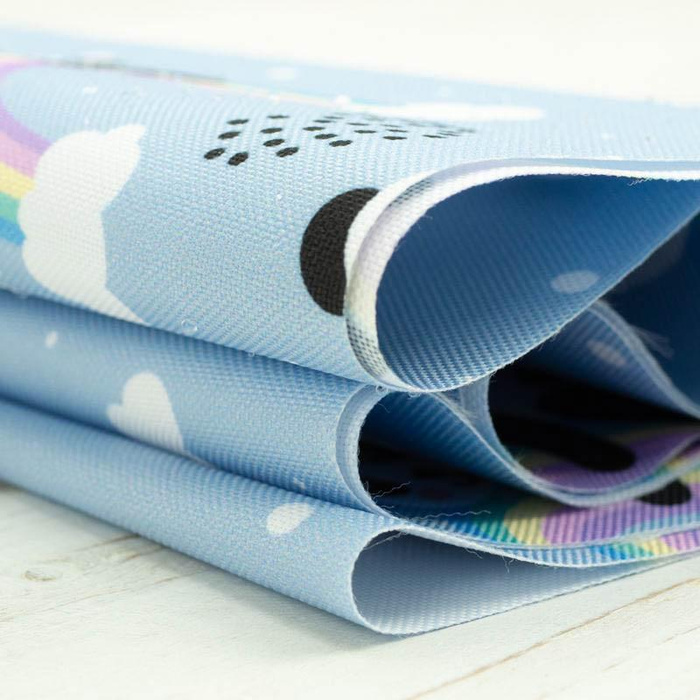 PANDA AUF EINEN REGENBOGEN - Wasserabweisende Webware