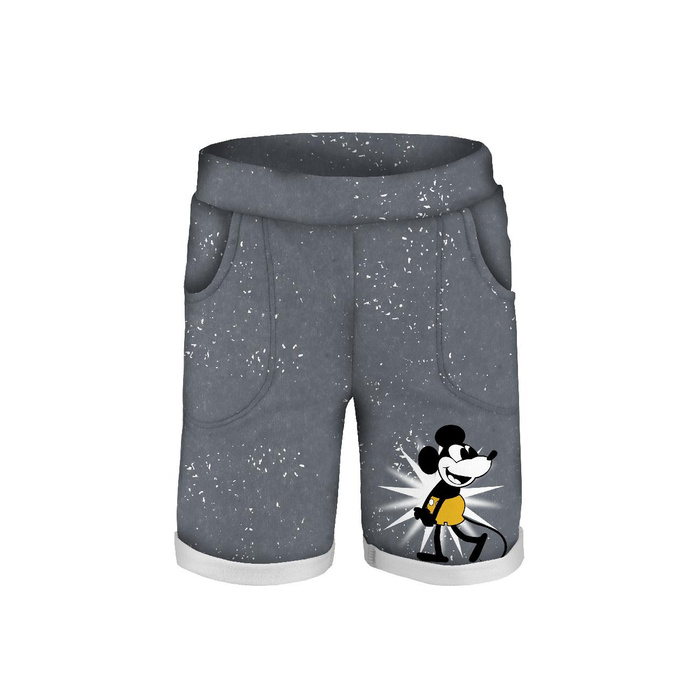 KID`S SHORTS (RIO) - MOUSE PAT. 4 - looped knit fabric (122/128)