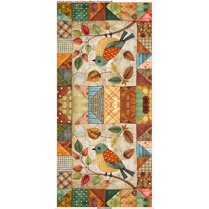 PODUSZKA 45X45 - BATIK 8 - welur tapicerski - zestaw do uszycia