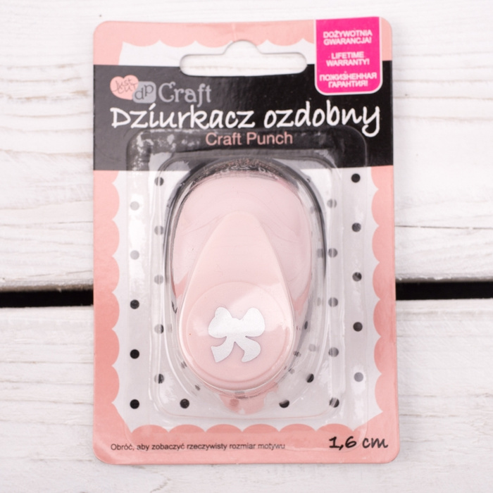 Dziurkacz ozdobny 1,6 cm kokardka