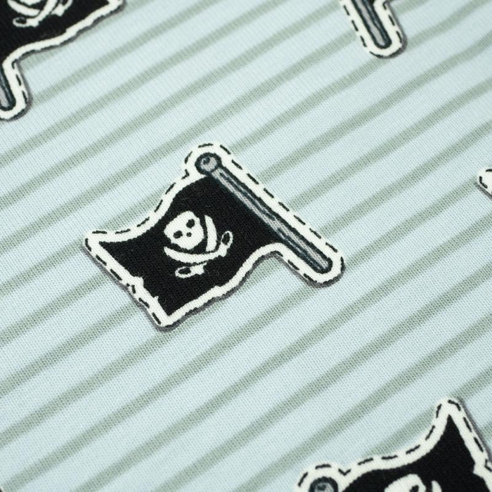 FLAG / pirates - light blue - single jersey TE210