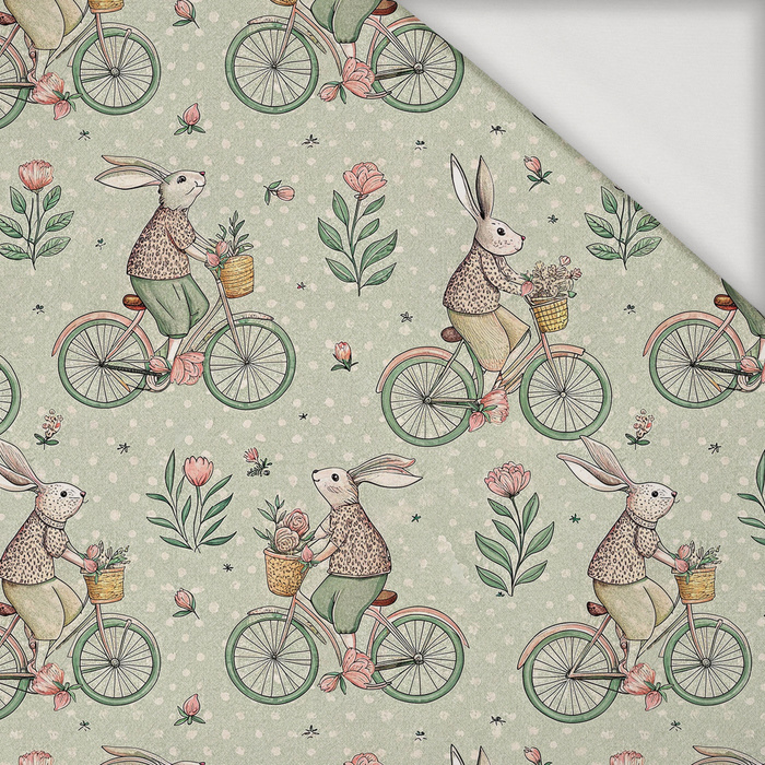 HAPPY BUNNY WZ. 2 - Jersey wiskozowy